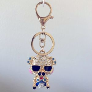 SOLD Cool little piggy with crystals embellished